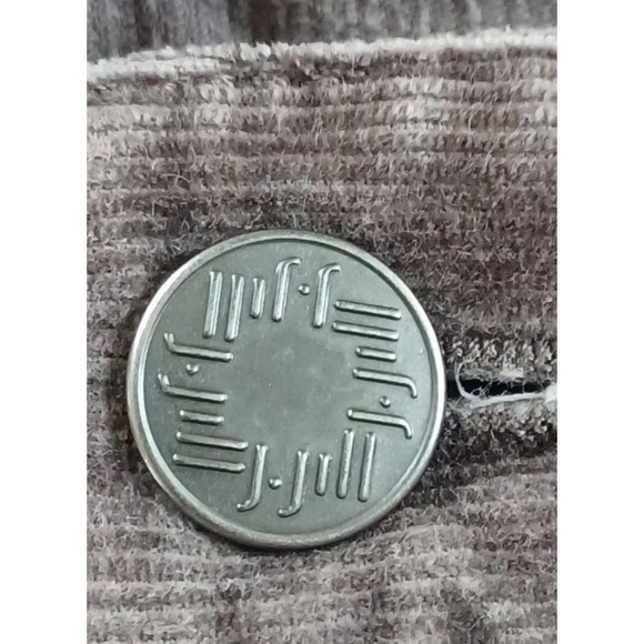 J Jill Corduroy Pants Women 8Tall Bootcut Stretch Chino‎ Brown Stretch Preppy - Picture 5 of 11